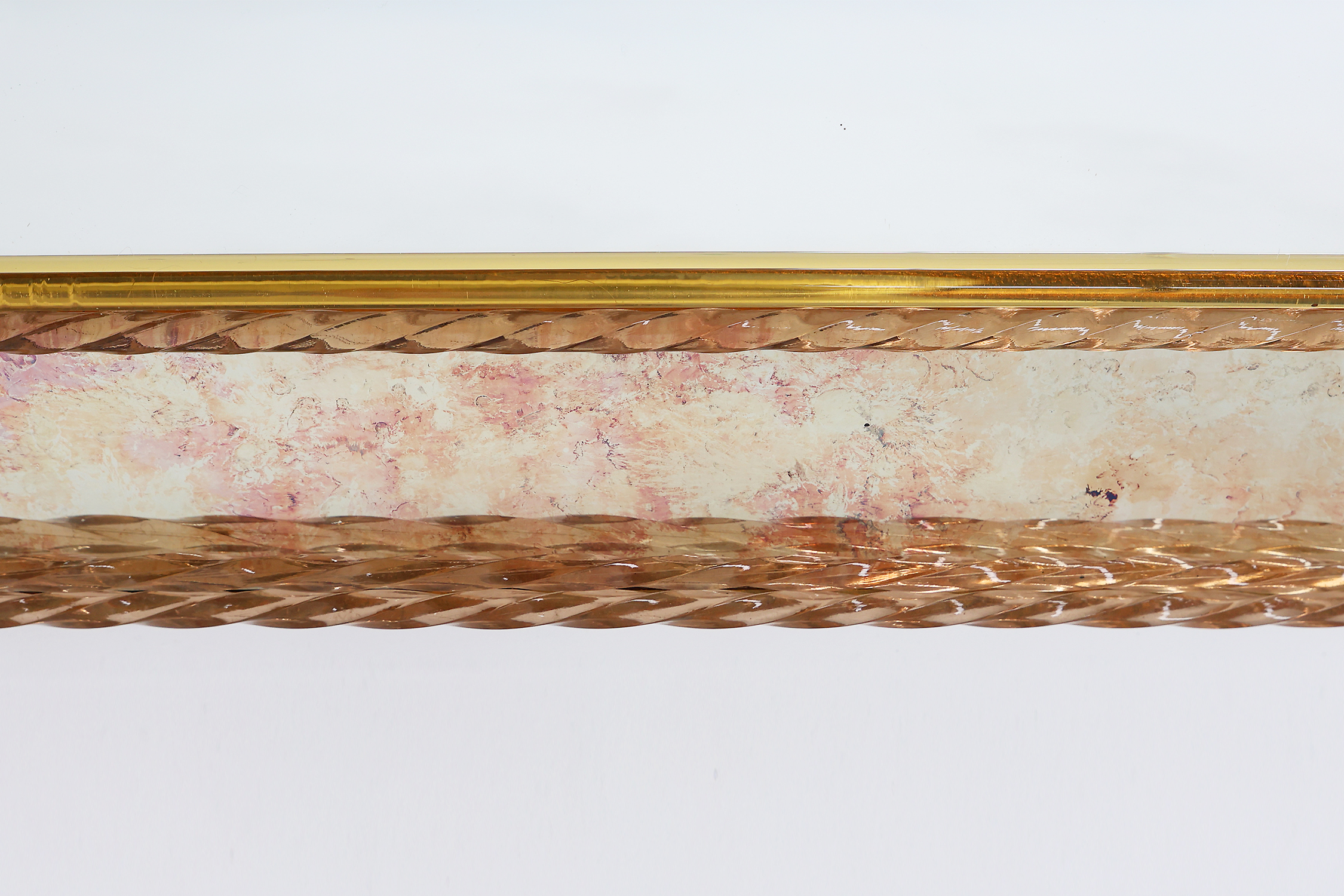 Rare large Venetian Mirror in Murano glass by  Art Venitien, model Campanilethumbnail